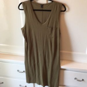 Sleeveless tee dress